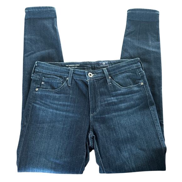 AG Adriano Goldschmied The Legging Ankle Super Skinny Dark Wash Jeans Size 26 - Picture 2 of 9